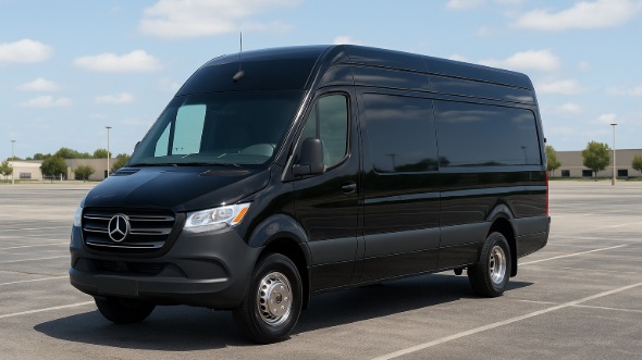 Exterior of Rhode Island Party Bus Company's 15 Passenger Minibus in Rhode Island