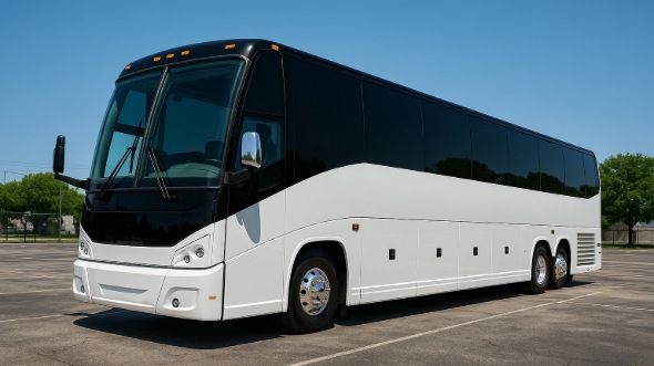 Exterior of Warwick Party Bus Company's 50 Passenger Party Bus in Warwick