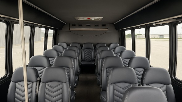 rhode island 25 passenger minibus interior
